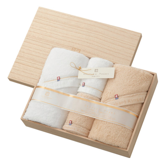 Imabari Towel Bliss Towel Gift Set(2 Bath Towels, 2 Face Towels)