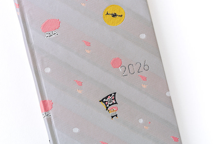 Hobonichi Techo 2026 ONE PIECE magazine: Hiriluk’s Cherry Blossoms Weeks Hardcover Book / Weekly Horizontal / Jan start / Mon start - English Edition