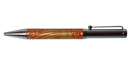 Kutani Yaki(ware) Ballpoint Pen - KINRANRYUHOUOH -