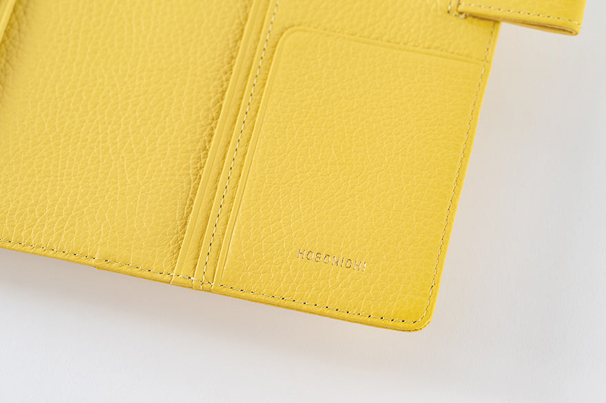 Leather: Brilliant Yellow [Hobonichi Original (A6) Techo Cover] (Cover Only)