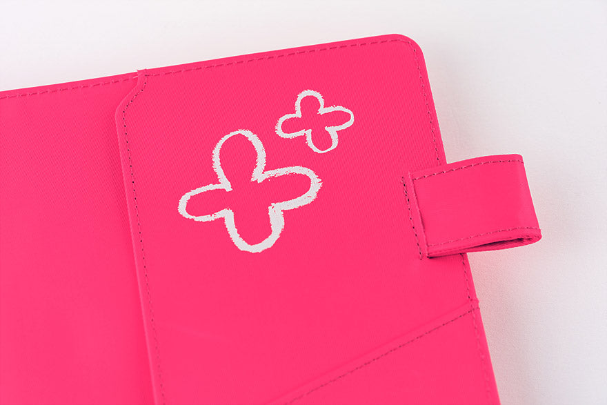 Makoto Matsubayashi: Pink Flowers [Hobonichi Cousin (A5) Techo Cover] (Cover Only)