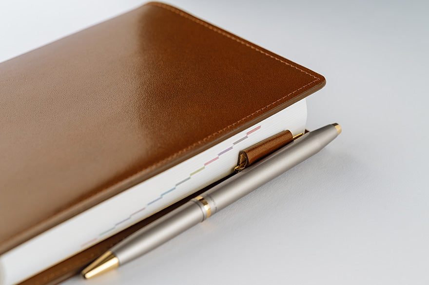Leather: Taut (Brown) [Hobonichi Original (A6) Techo Cover] (Cover Only)