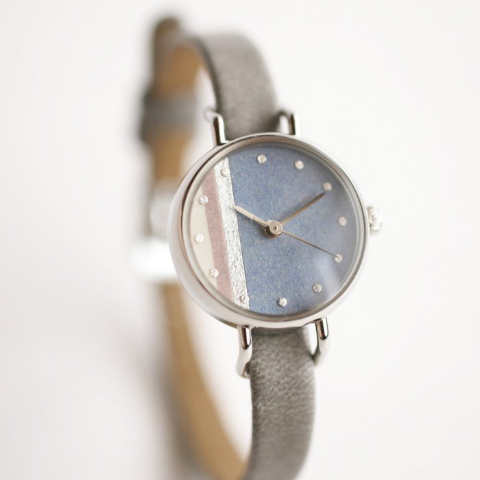 Women's Wristwatch - Dayflower Color, Japanese handmade wrist watch