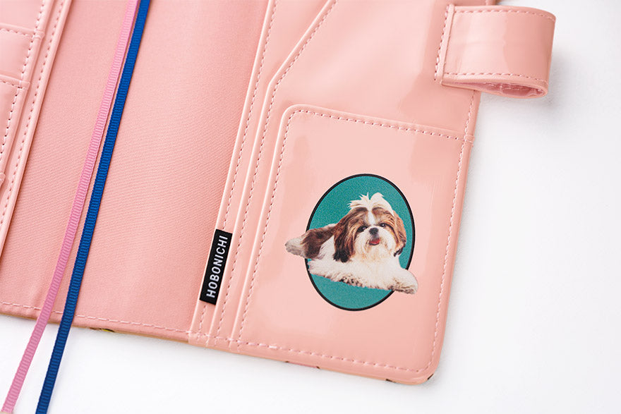 Candy Stripper: Random Dog & Cat (Pink) [Hobonichi Original (A6) Techo Cover] (Cover Only)