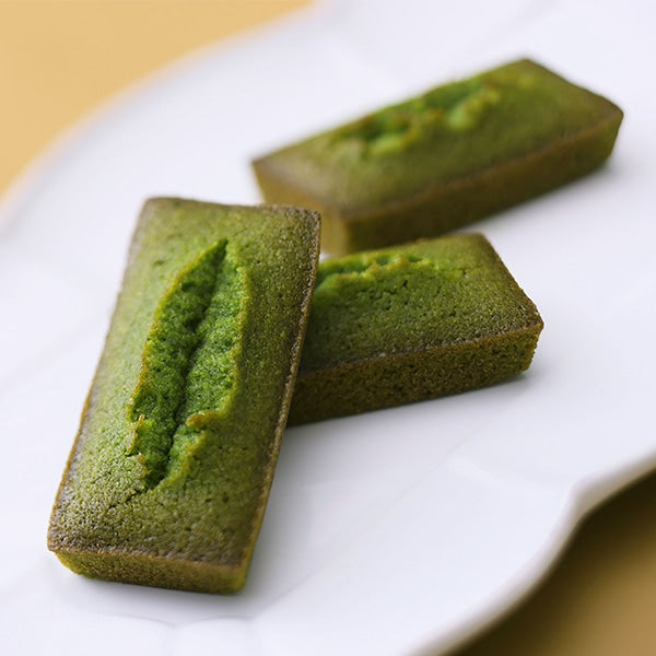Matcha Green Tea Financier 10 pcs Set, Japanese Sweets Souvenir, Japanese Desserts