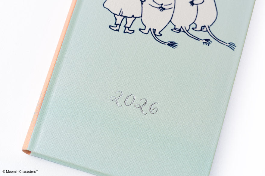 Hobonichi Techo 2026 Moomin: To the Outdoor Dance Hall Weeks Hardcover Book / Weekly Horizontal / Jan start / Mon start - English Edition