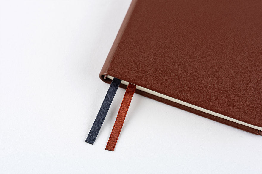 Hobonichi Techo 2026 Leather: Wine Brown Weeks Hardcover Book / Weekly Horizontal / Jan start / Mon start - English Edition