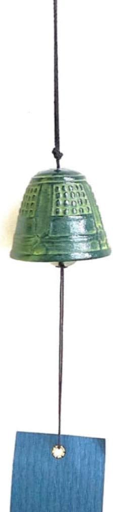 Temple Bell Shaped Nambu Ironware Cast Iron Wind Bell, Japanese Wind Bell, Japanese Wind Chime