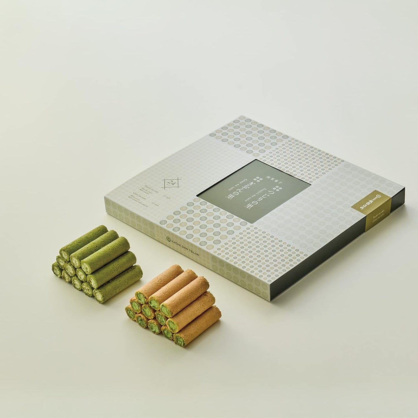 Rolled Senbei (Japanese rice cracker) 24 pcs Set, Made in Kyoto, Japanese Sweets Souvenir, Japanese desserts, Kyoto Sweets