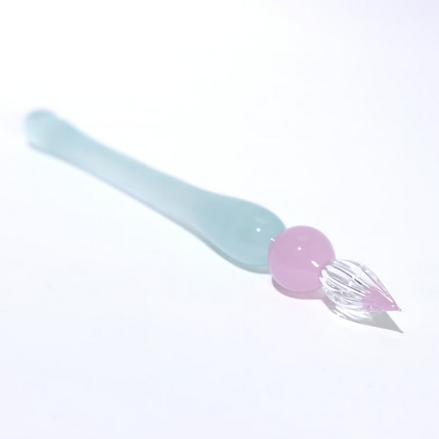 Japanese Glass Dip Pen - Short / Light Blue - , Gifts for Writers