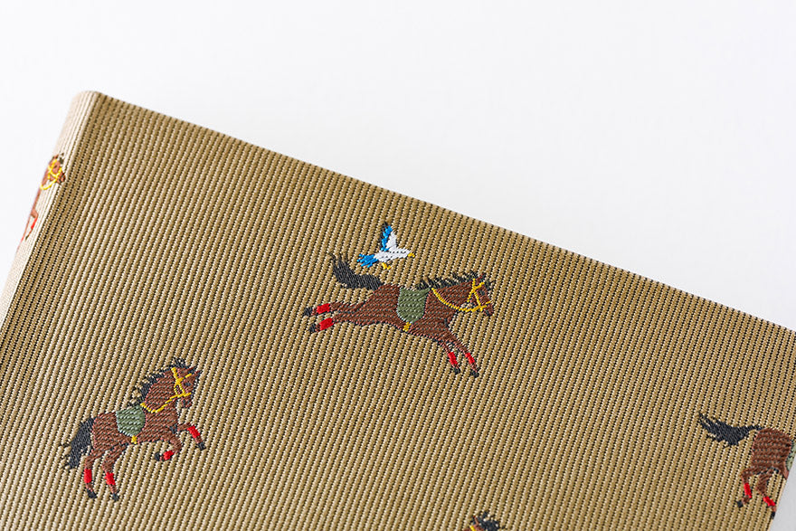 Weeks MEGA, Hobonichi Techo 2026 Bow & Tie: Galloping Horses Weeks Mega Hardcover Book / Weekly Horizontal / Jan start / Mon start - English Edition