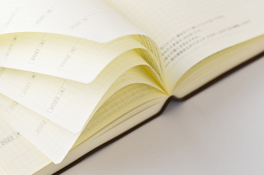 PRE-ORDER Hobonichi Techo 2026 Hobonichi 5-Year Techo Japanese Book (2026-2030) [A6 size] A6 Size / 2026-2030 / Five Years in One Book