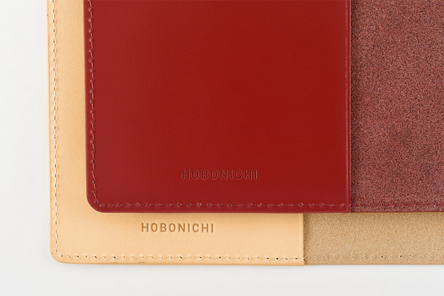 Large Hobonichi 5-Year Techo Leather Cover (Natural) A5 Size (fits Large 5-Year Techo) (Cover Only)