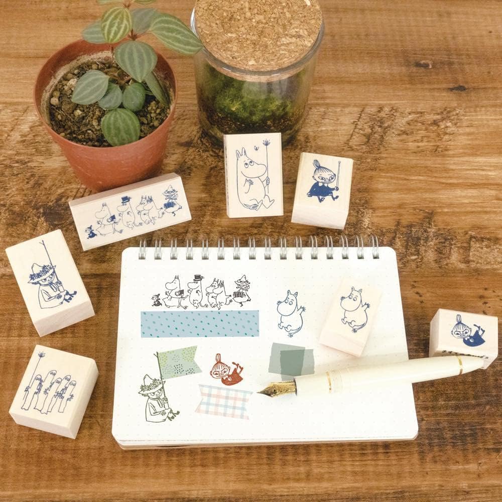 Wooden Rubber Stamp - Moomin - , Hobonichi Stamp