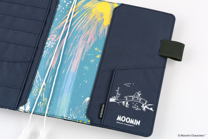 PRE-ORDER Hobonichi Techo 2026 Moomin: Night of the Big Party A5 Cousin Size Cover (Cover Only)