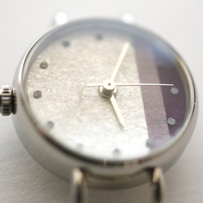 Women's Wristwatch - Wisteria Color, Japanese handmade wrist watch