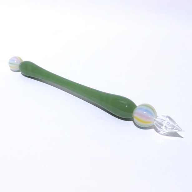 Japanese Glass Dip Pen - Candy / Japanese Matcha Green - , Gifts for Writers