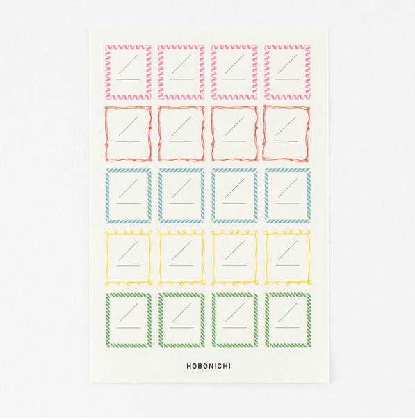 Hobonichi: Hobonichi Frame Stickers, Hobonichi Accessories