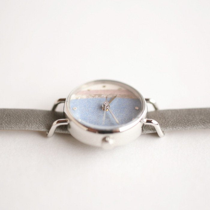 Women's Wristwatch - Dayflower Color, Japanese handmade wrist watch