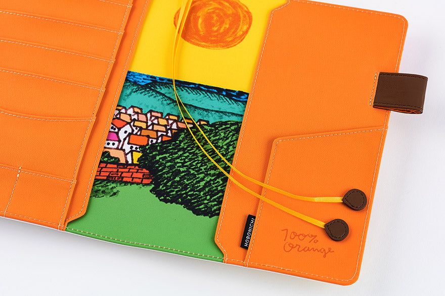 100%ORANGE: Where’s the Squirrel Going [Hobonichi Cousin (A5) Techo Cover] (Cover Only)