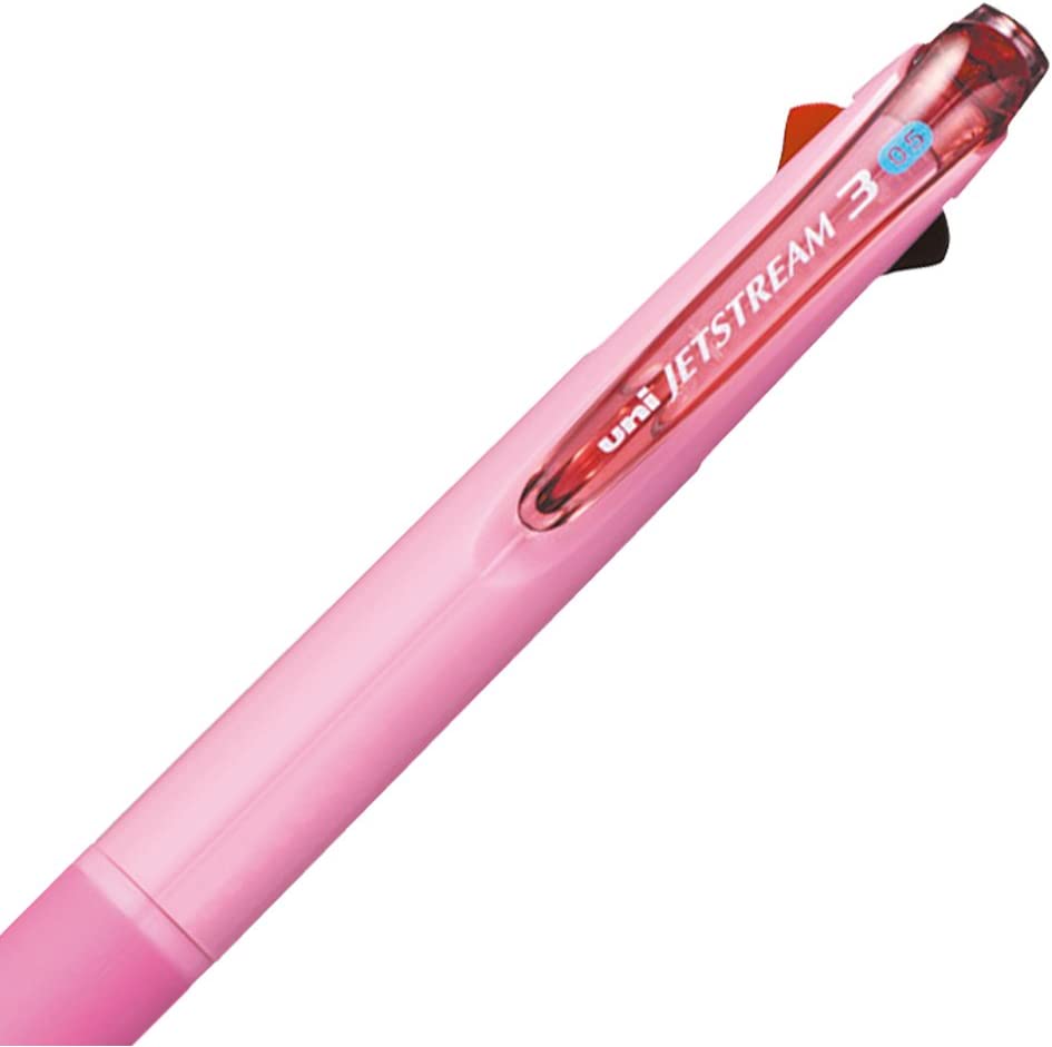 3-Color Jetstream Ballpoint Pen 0.5mm - Baby Pink - , Hobonichi Pen