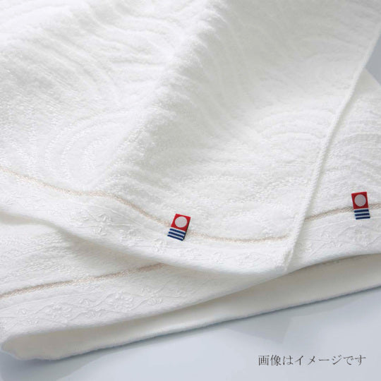 Imabari Towel White Weave Towel Gift Set(2 Bath Towels, 2 Face Towels, 2 Wash Towels)