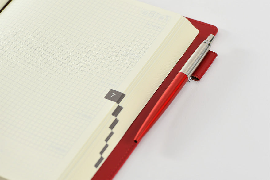 Large Hobonichi 5-Year Techo Leather Cover (Natural) A5 Size (fits Large 5-Year Techo) (Cover Only)
