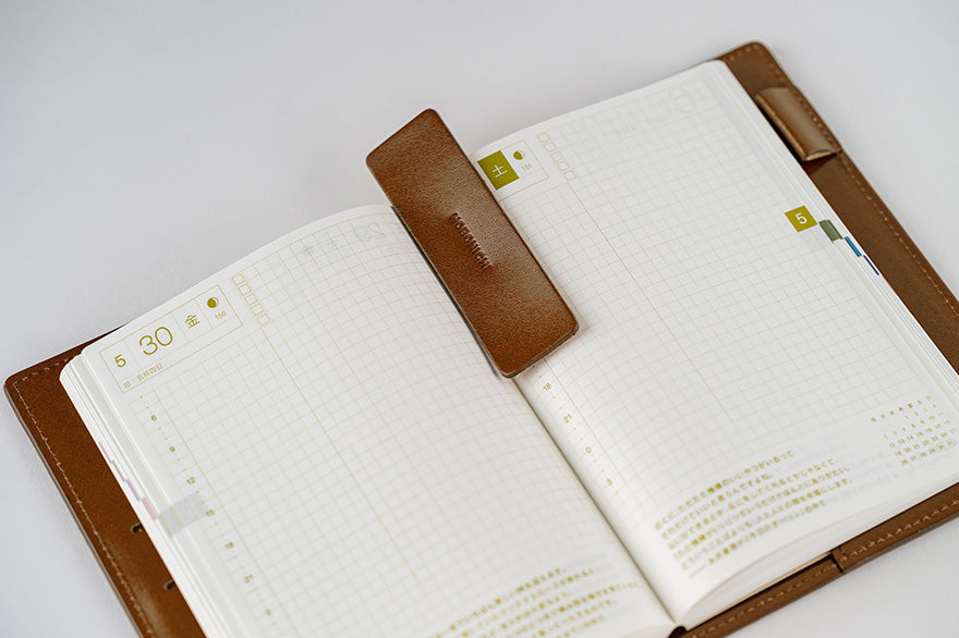 Leather: Taut (Brown) [Hobonichi Original (A6) Techo Cover] (Cover Only)