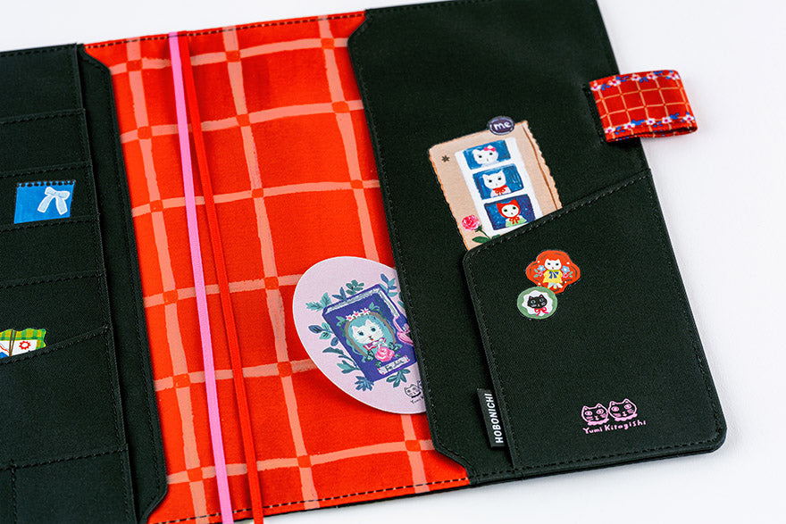 Hobonichi Techo 2026 Yumi Kitagishi: White Cat’s Daily Life A5 Cousin Size Cover (Cover Only)