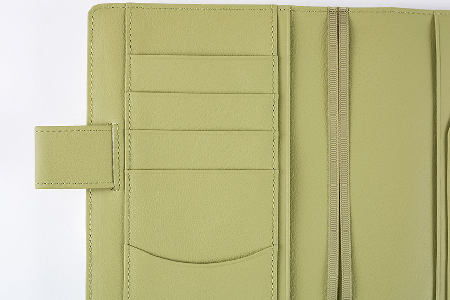 Leather: Sage Green [Hobonichi Cousin (A5) Techo Cover] (Cover Only)