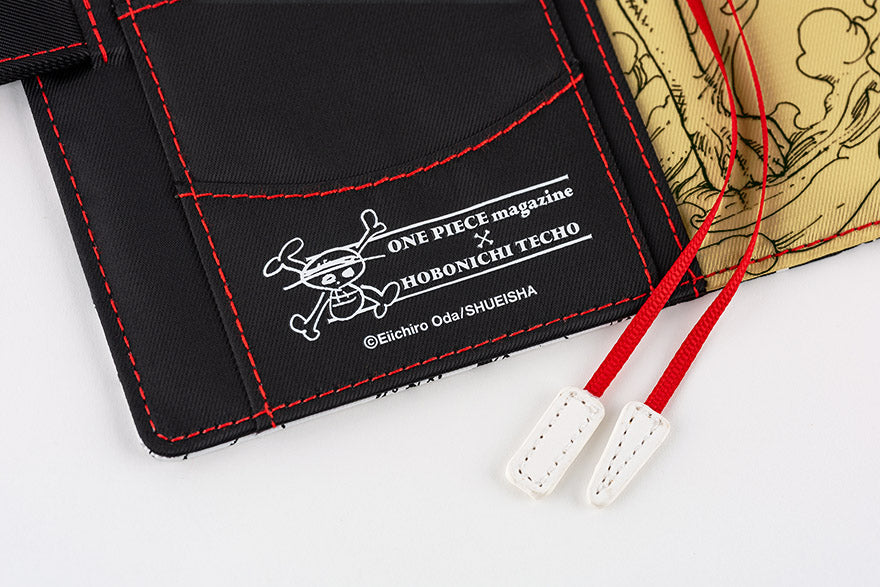 ONE PIECE magazine: Straw Hat Luffy (Black) [Hobonichi Original (A6) Techo Cover] (Cover Only)