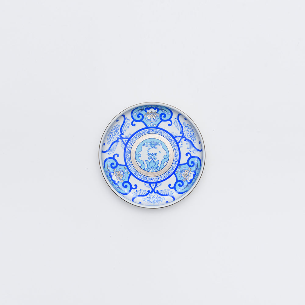 Arita Yaki(ware) Small Plate 13.5 cm (5.3 inches) - Blue