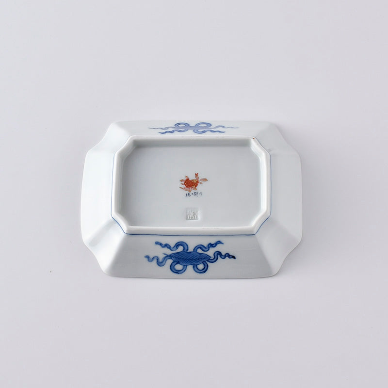 Hasami Yaki(ware) Plate 16 cm (6.3 inches) - Peony and Bird
