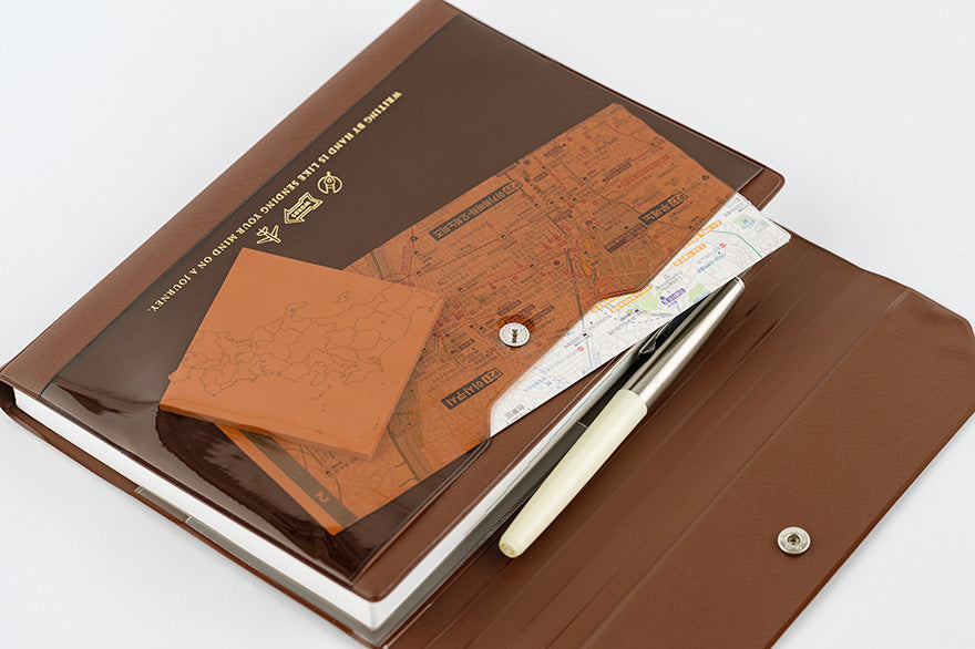 Alettone: Brown [Hobonichi Cousin (A5) Techo Cover] (Cover Only)
