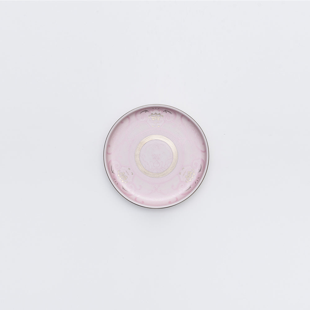 Arita Yaki(ware) Small Plate 13.5 cm (5.3 inches) - Cherry Blossom Pink