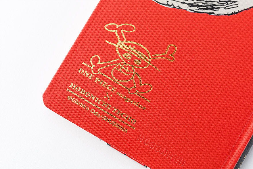 Hobonichi Techo 2026 ONE PIECE magazine: Straw Hat Luffy (Red) Weeks Hardcover Book / Weekly Horizontal / Jan start / Mon start - English Edition