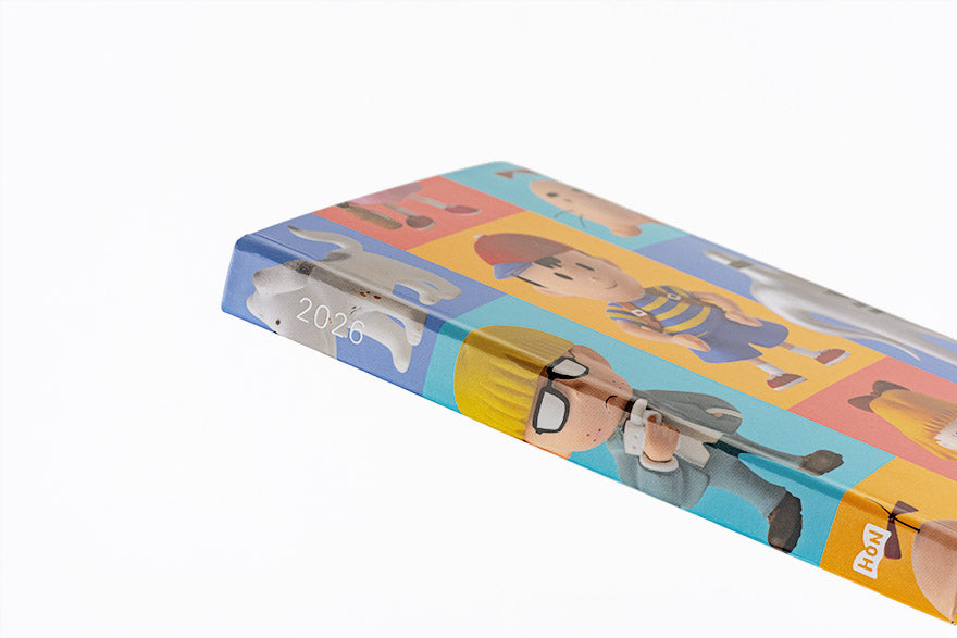 PRE-ORDER Hobonichi Techo 2026 MOTHER: Clay Figurines HON  / A6 Size / Daily / Jan start / Mon start - English Edition
