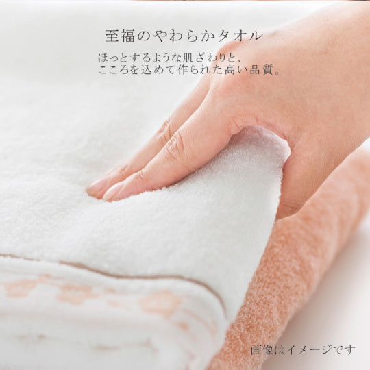 Imabari Towel Bliss Towel (Japanese Apricot) Gift Set(2 Bath Towels, 2 Face Towels)