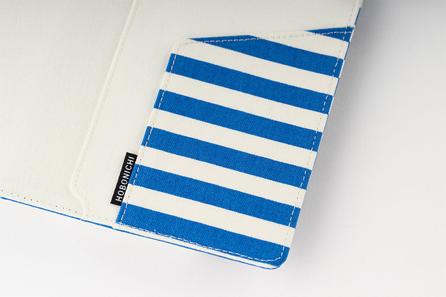 Marine Stripes [Hobonichi Cousin (A5) Techo Cover] (Cover Only)