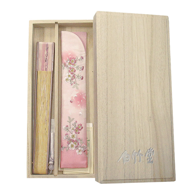 Cherry Blossom Sensu (Japanese folding fan) for Women - Pink -