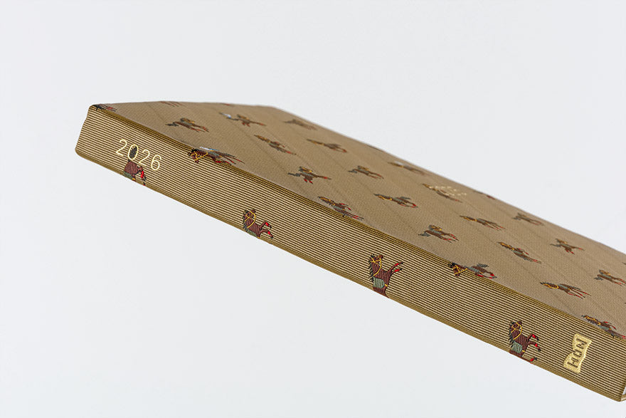 PRE-ORDER Hobonichi Techo 2026 Bow & Tie: Galloping Horses HON / A5 Size / Daily / Jan start / Mon start - English Edition
