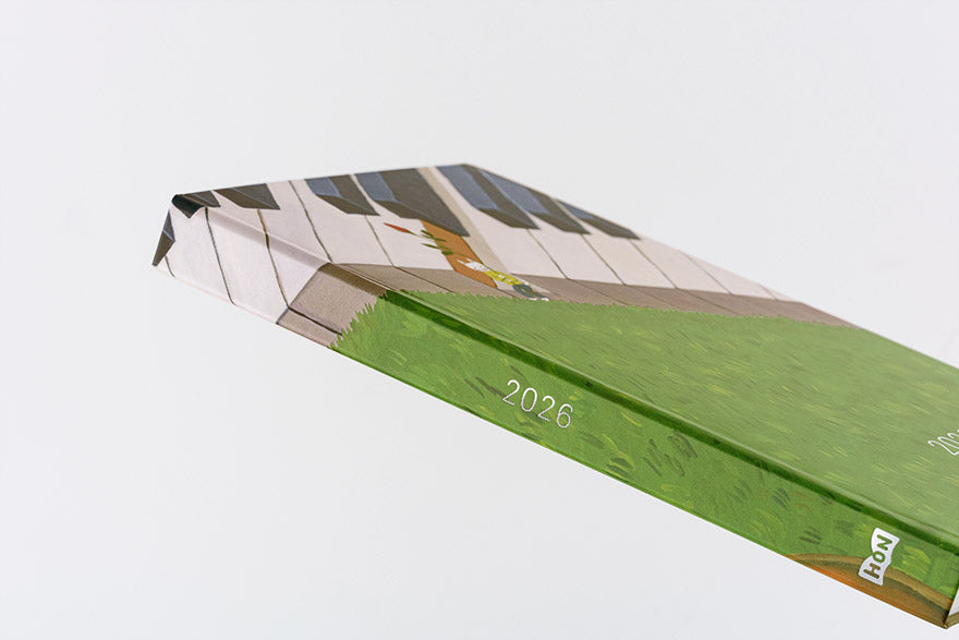 PRE-ORDER Hobonichi Techo 2026 Hiroko Kubota: Waiting on the Chord HON / A5 Size / Daily / Jan start / Mon start - English Edition