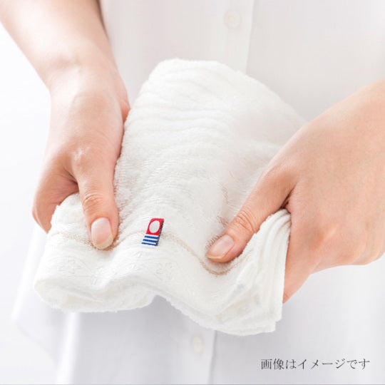Imabari Towel White Weave Towel Gift Set(2 Bath Towels, 2 Face Towels, 2 Wash Towels)