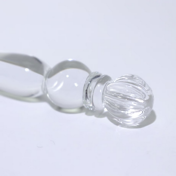 Japanese Glass Dip Pen - Crown / Clear - , Gifts for Writers