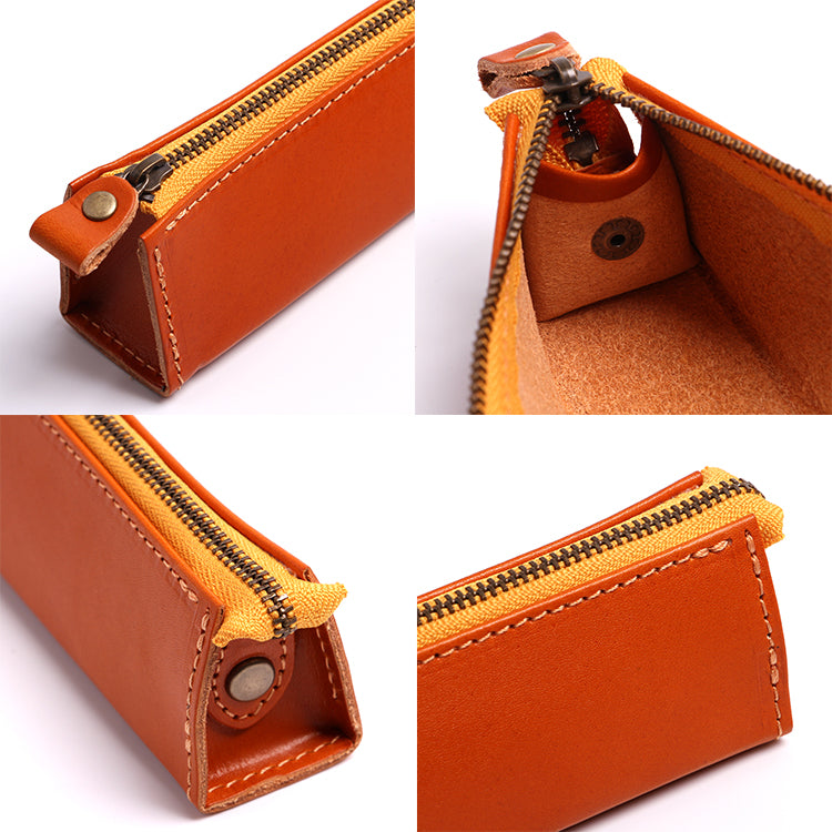 High Quality Tochigi Leather Pencil Case, Japanese leather pencil case, Japanese leather pen case