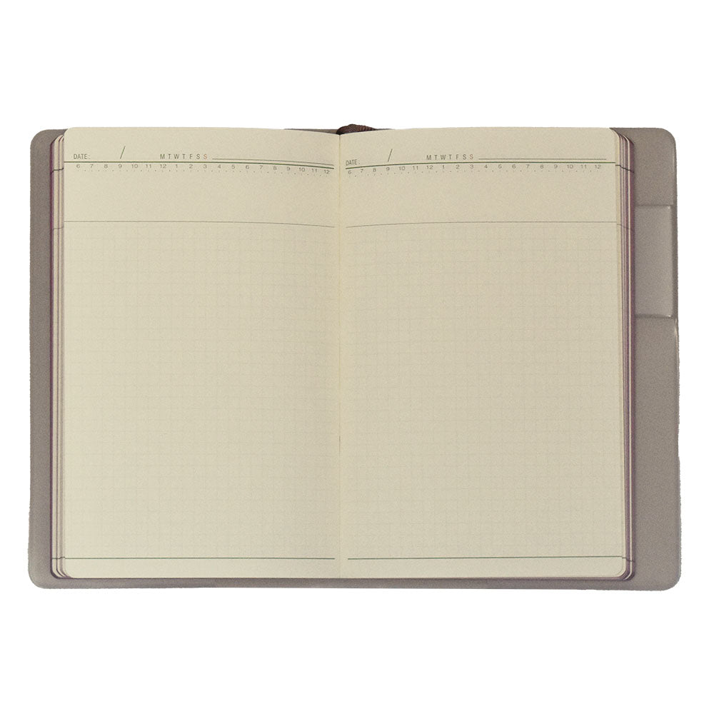 NOLTY 12 Month No Date Daily Planner (One Page Per Day), Japanese Planner, Diary, Journal, Agenda
