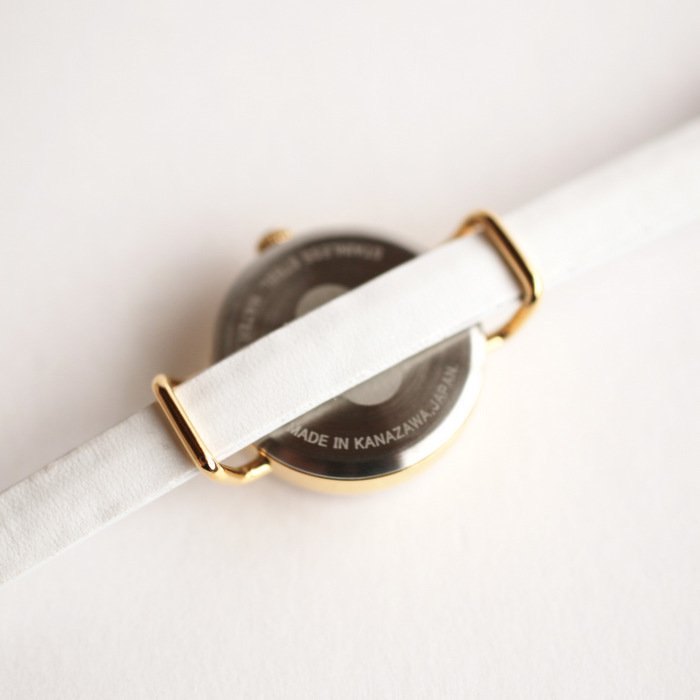 Women's Wristwatch - White and Pink Color, Japanese handmade wrist watch