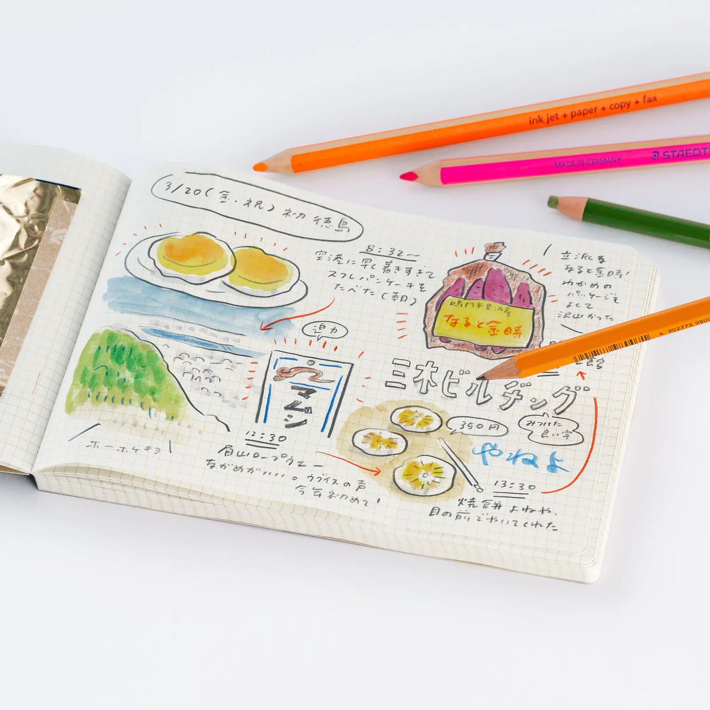 Akiko Miyakoshi: Hobonichi Landscape Notebook (I Dream of a Journey), 2027 Hobonichi Accessories