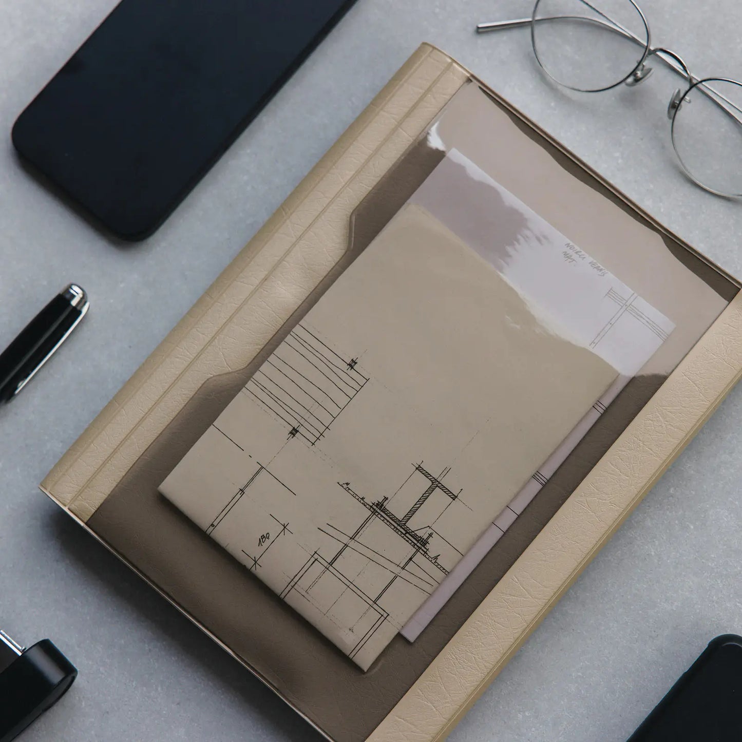 Alettone: Gray [Hobonichi Cousin (A5) Techo Cover] (Cover Only)