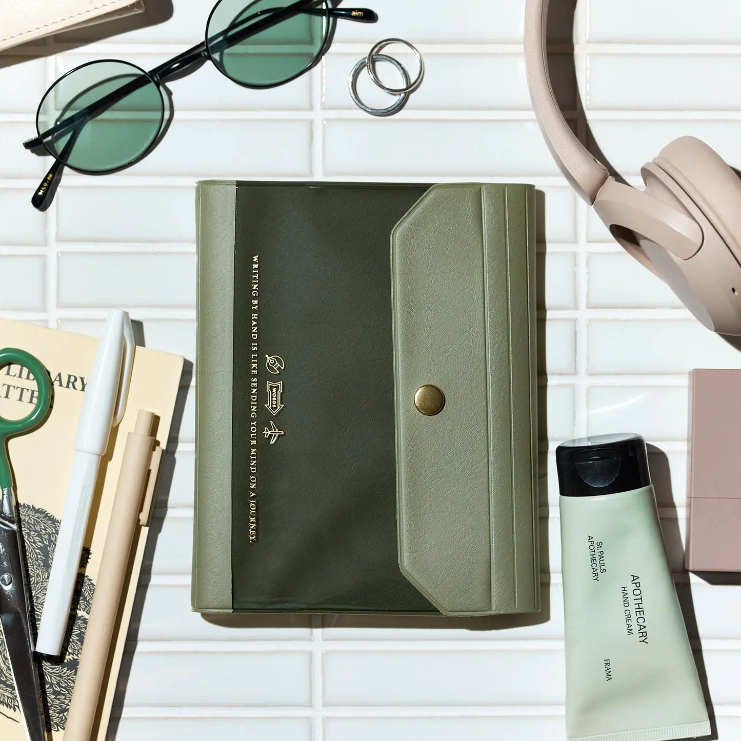 Alettone: Olive [Hobonichi Original (A6) Techo Cover] (Cover Only)